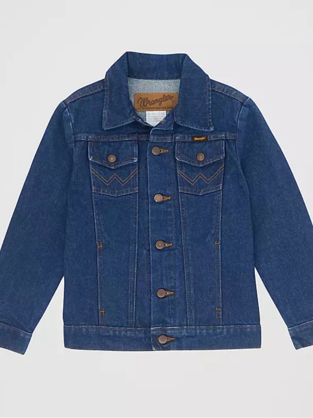 Wrangler Kids Dark Blue Denim Jacket